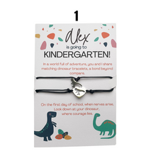 Load image into Gallery viewer, Personalized First Day Of School Bracelets For You &amp; Me