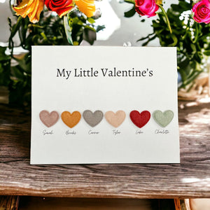 My Little Valentine's Personalized Magnet Set