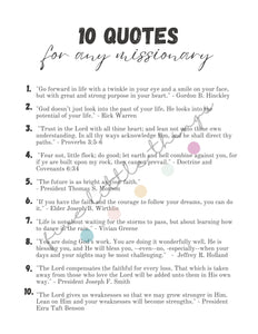 10 Quotes for any Missionary!