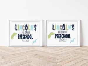 Personalized First & Last Day of School Digital Print