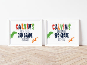 Personalized First & Last Day of School Digital Print