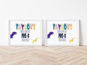 Personalized First & Last Day of School Digital Print