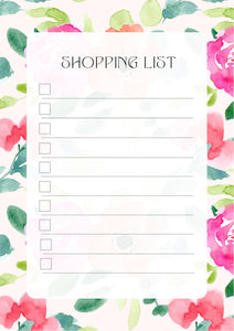 Shopping List Floral