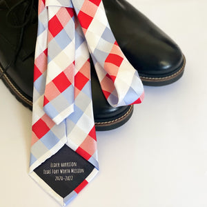 Personalized Missionary Tie