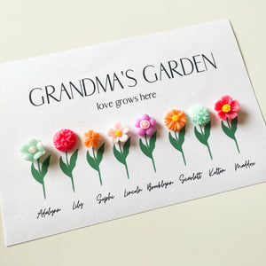 Grandma's Garden Mini Magnet Set